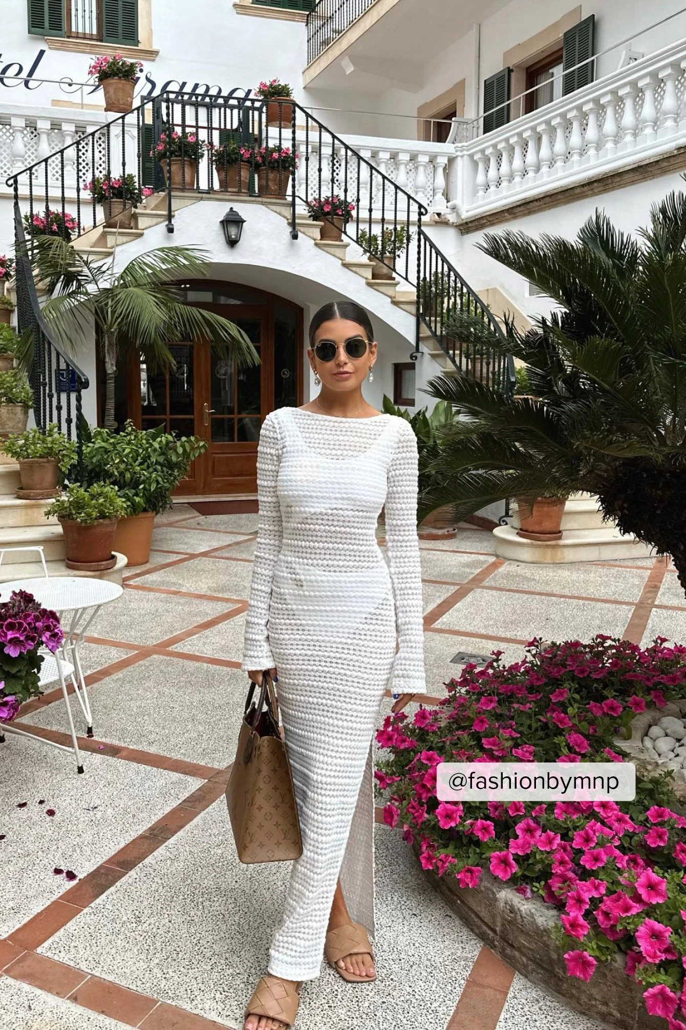 Robe Longue Structurée En Maille Crochetée – Image 8