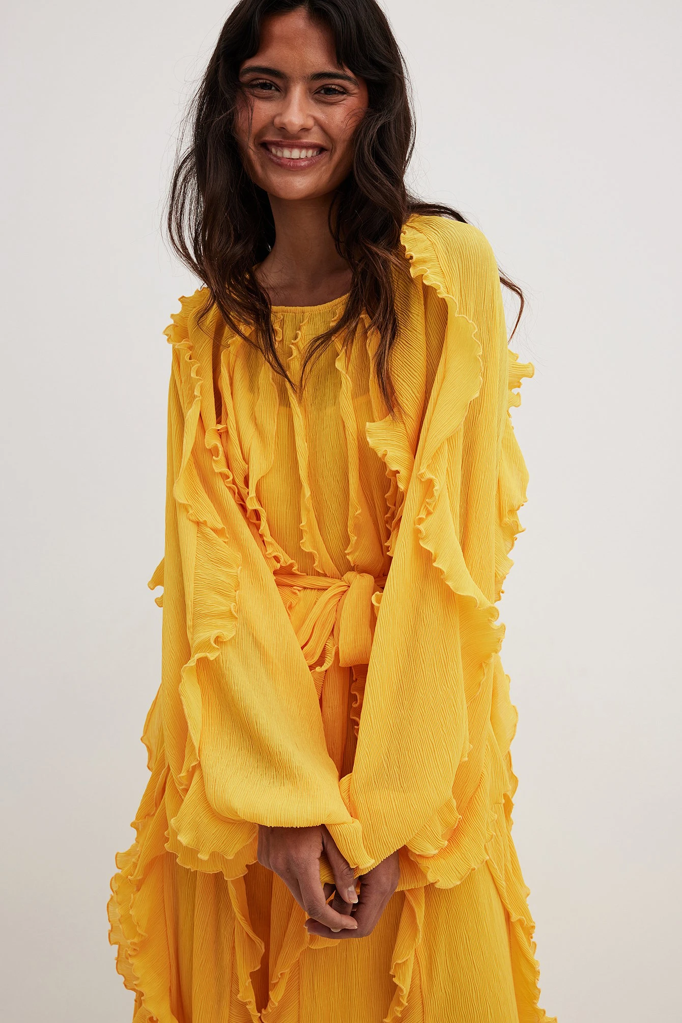 Robe Longue Ă Volants â Image 5