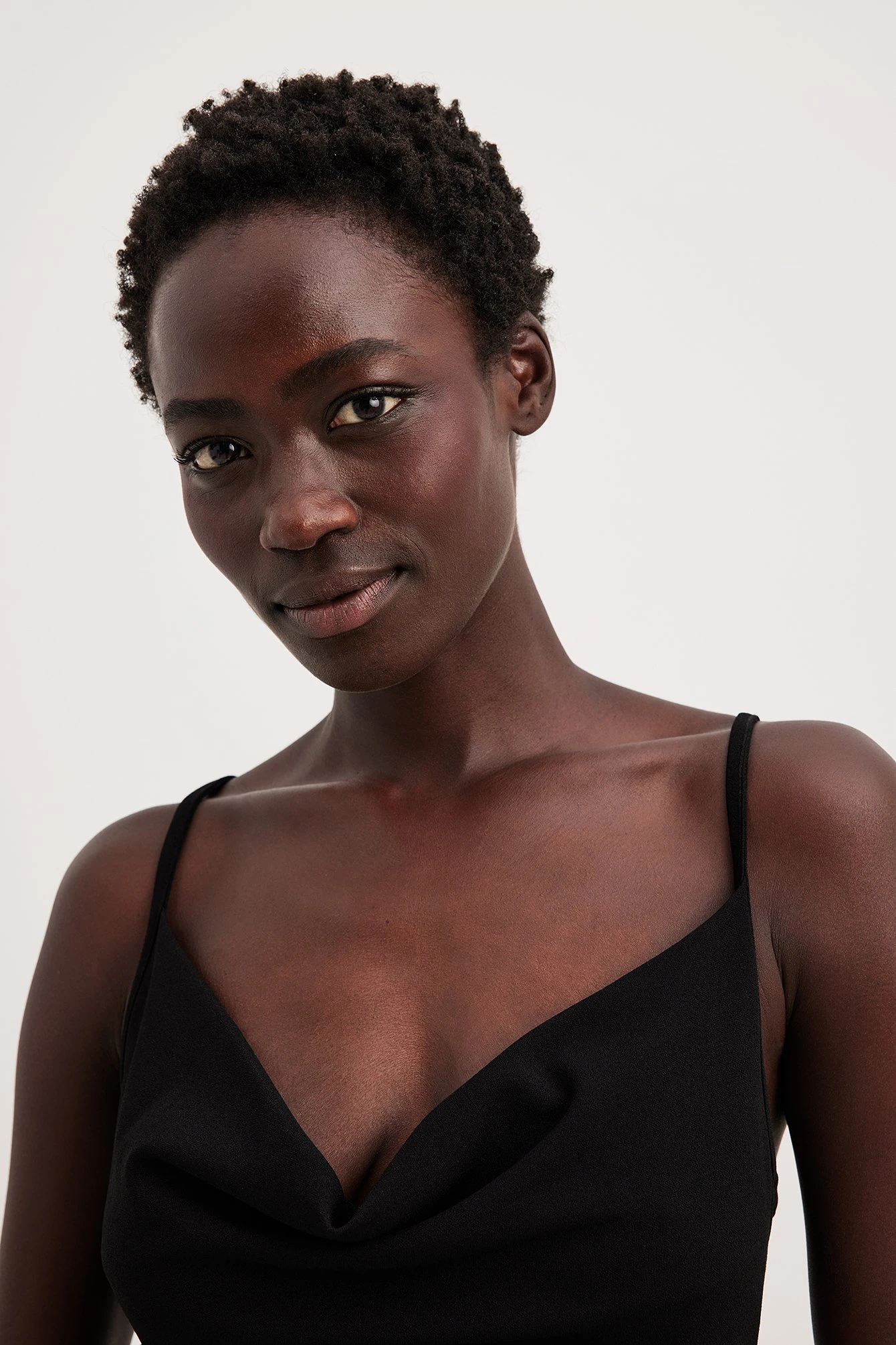 Robe Froncée à Laçage Sur Le Devant – Image 15