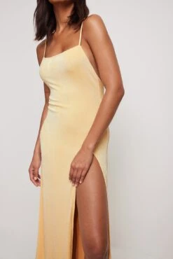 Maxi Robe à Fente Haute