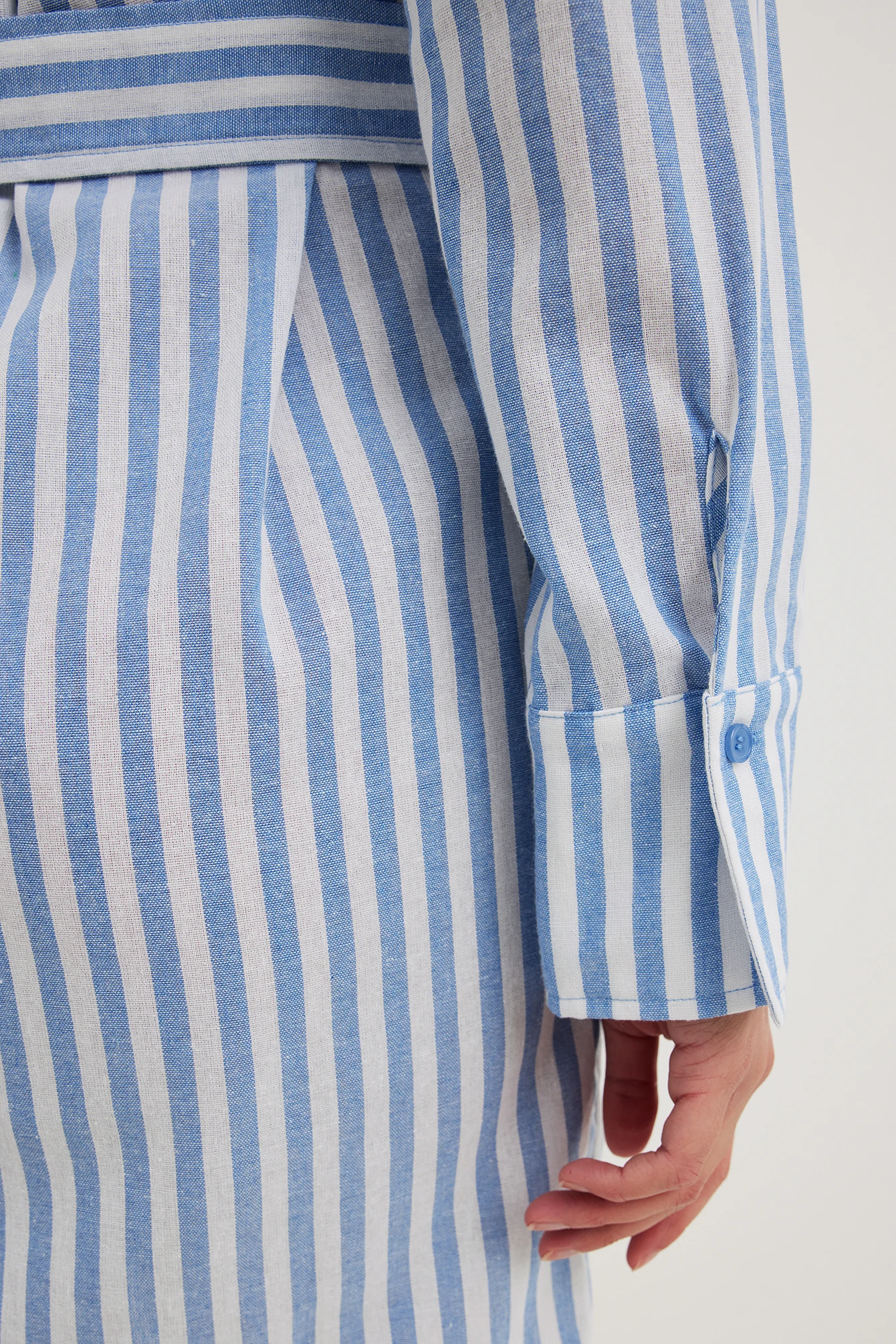 NA-KD Robe Chemise Courte à Rayures – Image 6