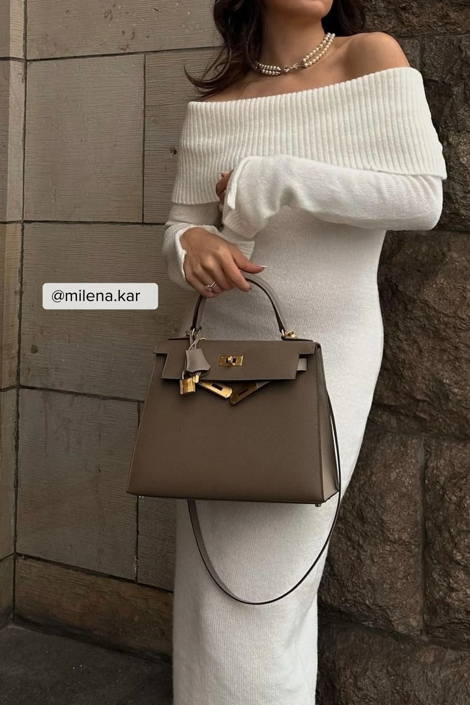 Robe Mi-longue En Tricot – Image 8