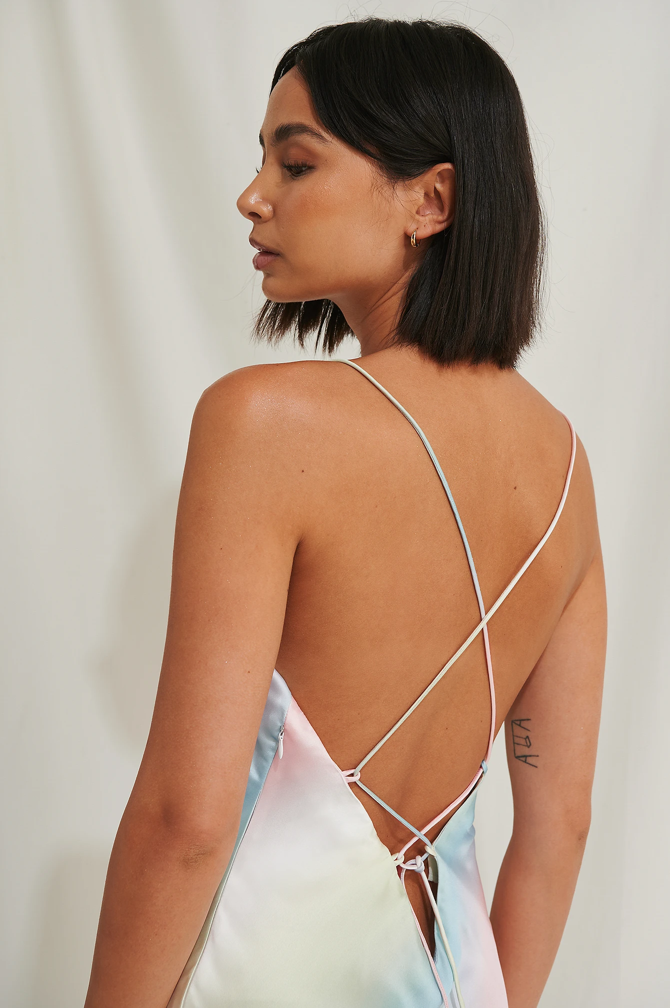 Mini Robe Satin RecycléeMini Robe Satin Recyclée – Image 6