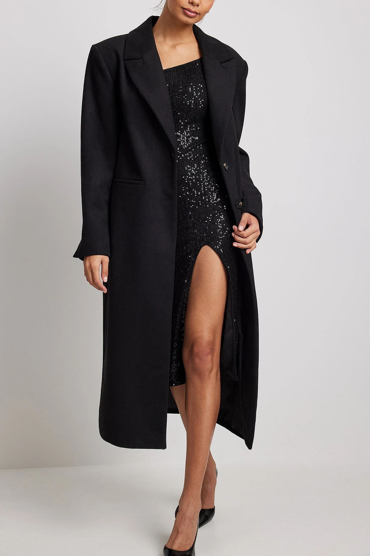 Robe Asymétrique à Sequins