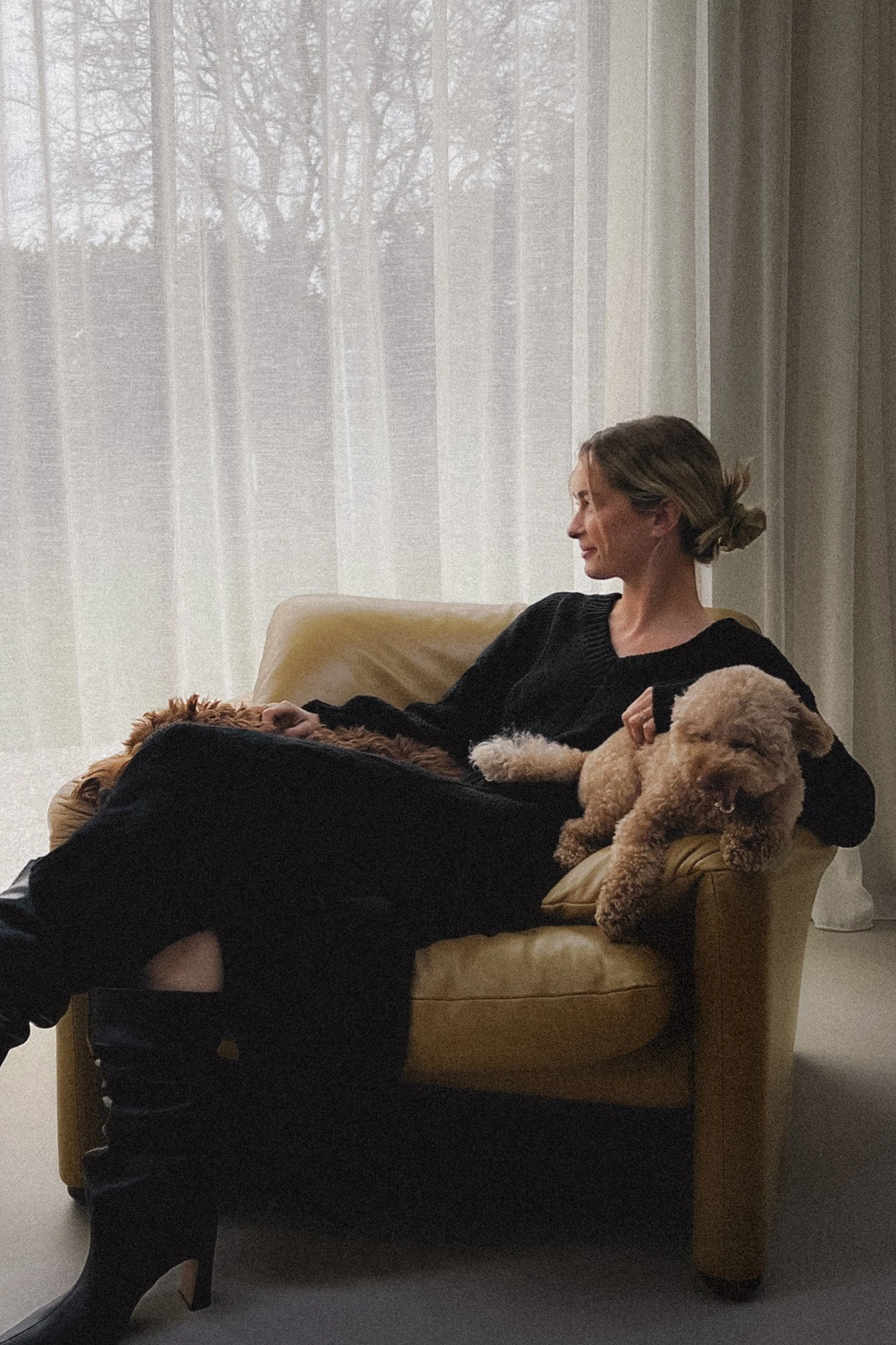 Robe Mi-longue En Maille Torsadée – Image 5