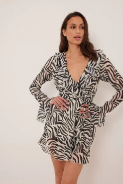 Mini Robe En Mousseline Recyclée