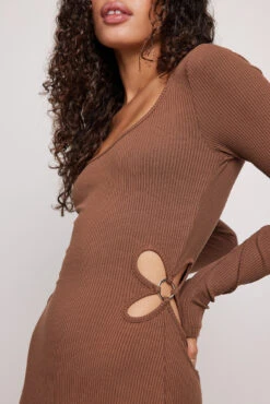 NA-KD Mini Robe Côtelée