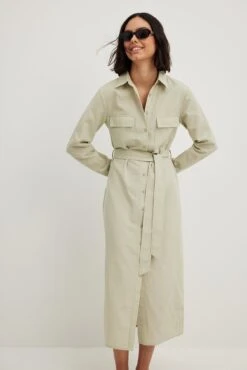 Robe Chemise Ă Manches Longues