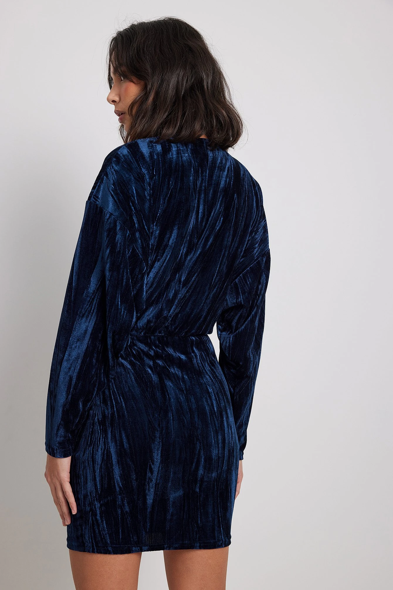 Robe Courte Ample En Velours – Image 6