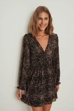 Robe à Smocks Structurée