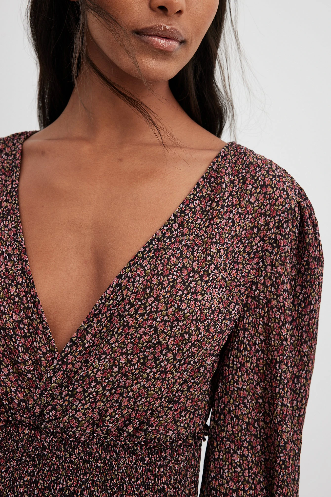 Robe Structurée à Taille Smockée – Image 8