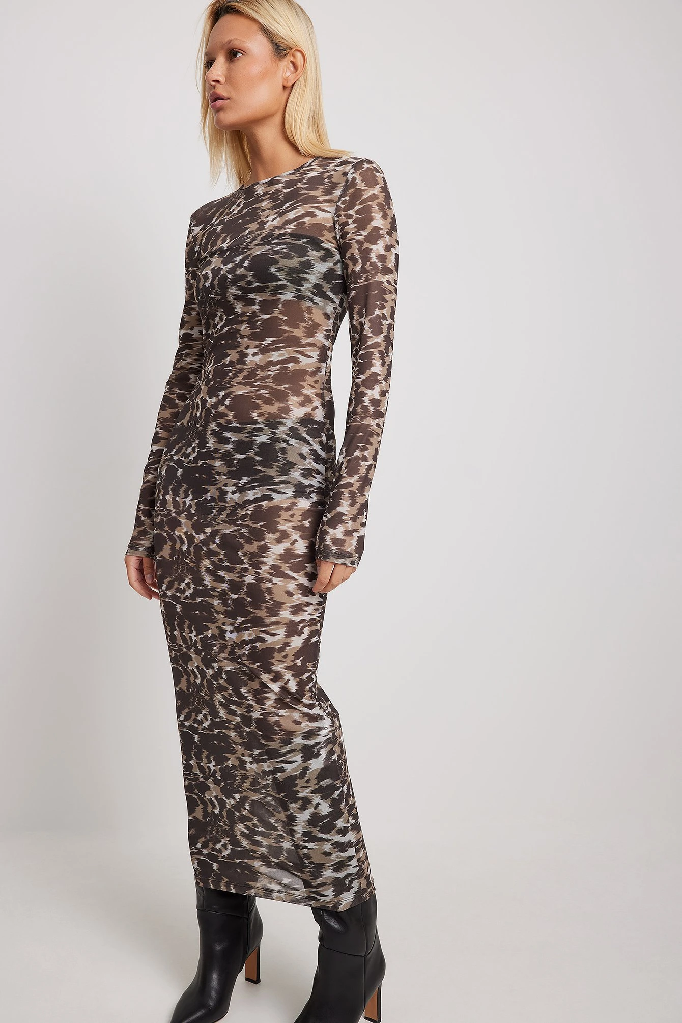 Robe Mi-longue En Maille â Image 9