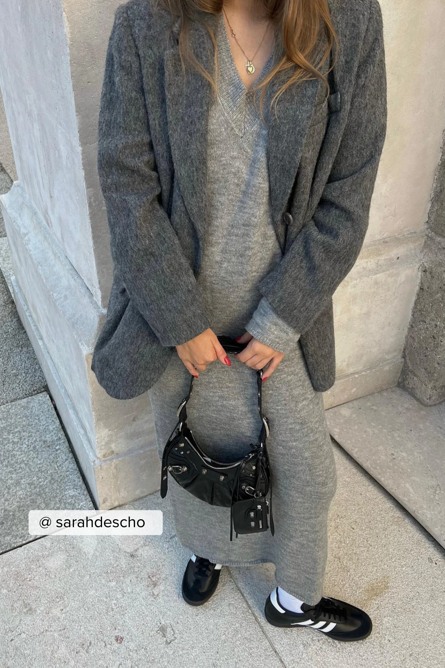 NA-KD Robe Longue En Maille Ă Encolure En V Profonde â Image 12