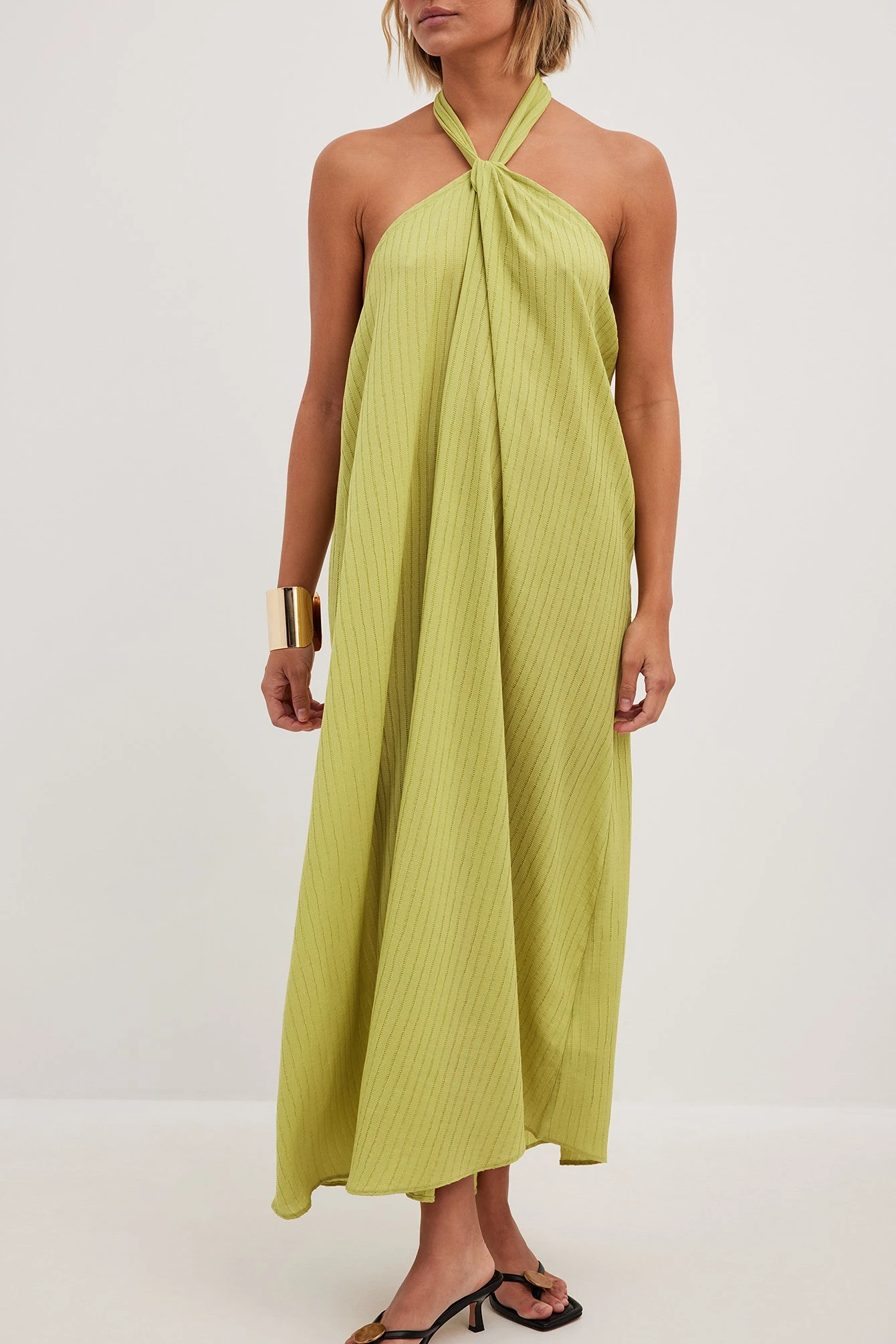 Robe Mi-longue Dos Nu StructurĂ©e â Image 9