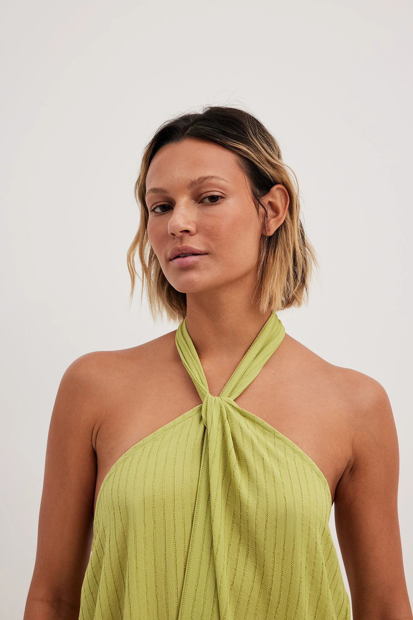 Robe Mi-longue Dos Nu StructurĂ©e â Image 10