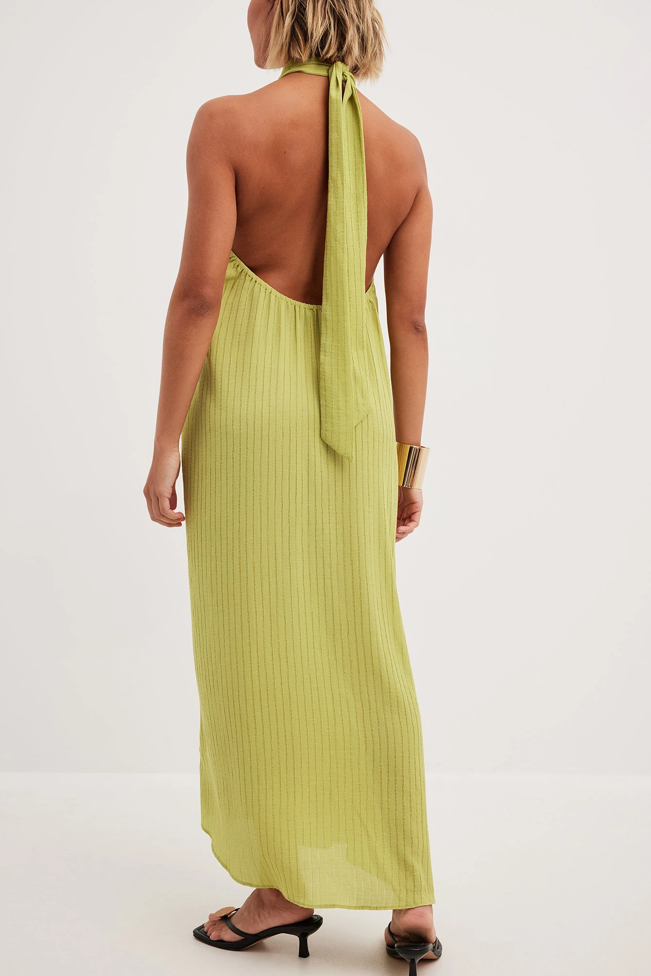 Robe Mi-longue Dos Nu StructurĂ©e â Image 8